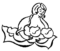 breastfeeding parent holding twins in cradle position