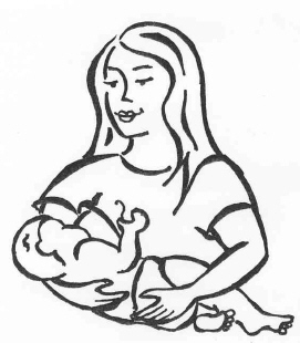 parent qui allaite son bébé sur le même côté du bras qui soutient bébé