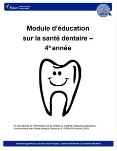 Capture d'écran du module d'éducation sur la santé dentaire